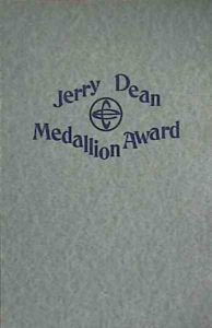 Jerry Dean Medallion Award (cover)