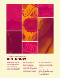 CCEA Annual Student Statewide Art Show 2019