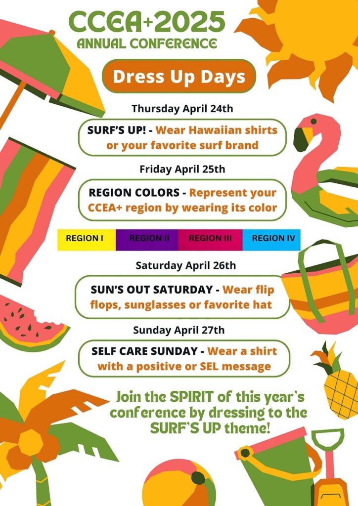 Theme Dress Up Days, CCEA 2025 Annual Conference