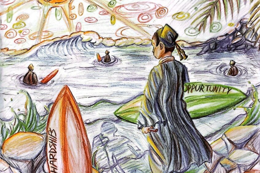 Artwork by Sienna Olsen, Capistrano Union High School