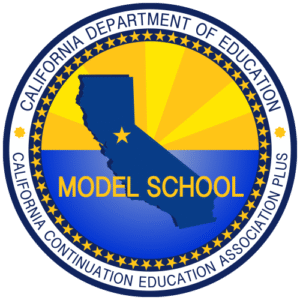 Model School Seal, CDE and CCEA Plus