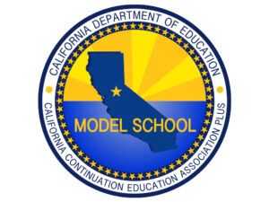Model School Seal, CDE and CCEA Plus